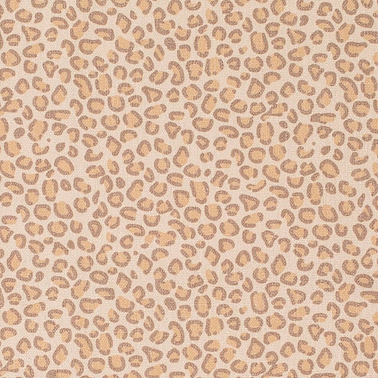 Flax - Brown Animal Print,Small Scale Upholstery Fabric 54 Inches"